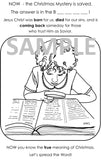 The Christmas Mystery Coloring Book